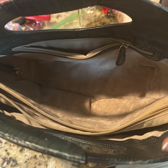 Brahmin Wicker & Emeral Green Handbag - Picture 5 of 7